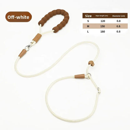 P rope for walking dogs, traction rope for going out,dog training special dog chain, large, medium and small dogs