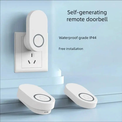 Self-Pow remote control doorbell AB door household waterproof long-distance intelligent electronic wireless doorbell