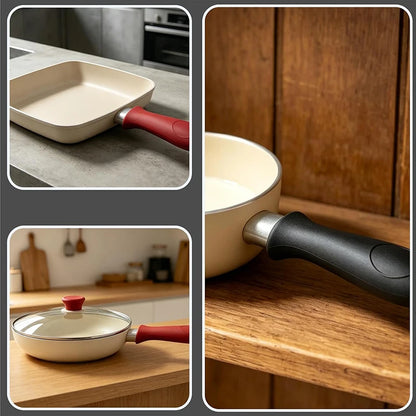 2Pcs Silicone Hot Handle Holder Pan Handle Cover Pan Handle Sleeves Heat Protector Resistant Saucepan Handle Covers For Skillets