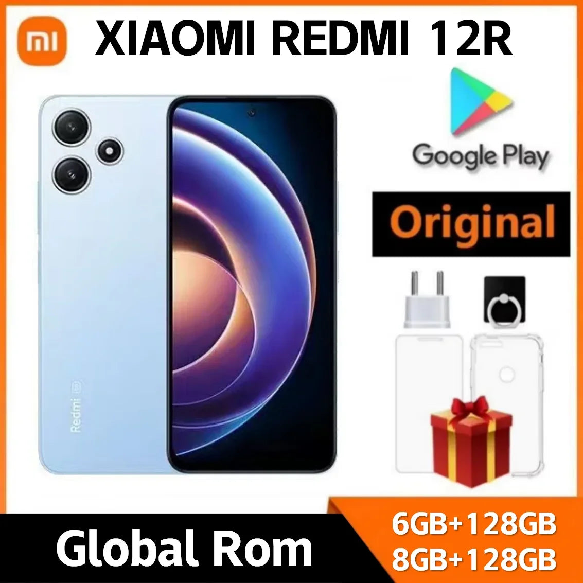 Original Xiaomi Redmi Note 12R 50MP Android 6.79 inch 5G Smartphone MediaTek Dimensity 8200 Ultra 140Hz 5000mAh cellphone