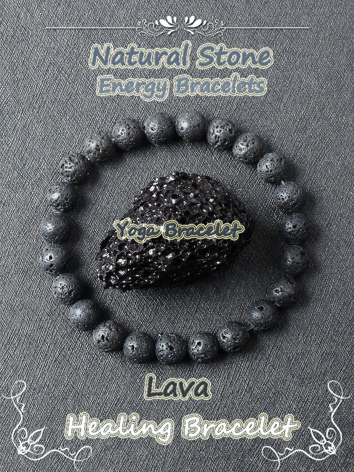 Original Natural Stone Beads Bracelet Men Women Reiki Blue Apatite Lapis Lazuli Amethyst Yellow Tiger Eye Beads Bracelet Jewelry