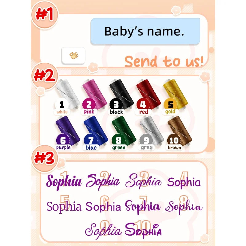 Personalized Baby First Name Cover Kids Custom Blanket Newborn Boy Girl Birthday Gift Swaddle Bed Toddler Stroller Crib Blanket