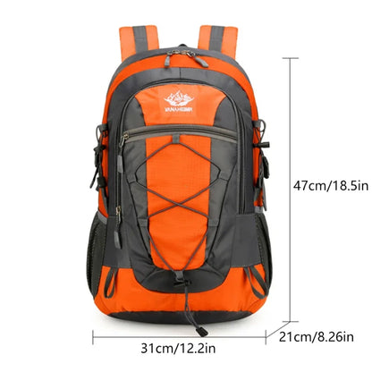 Waterproof Hiking Backpack Lightweight Outdoor Hiking Bag Large Capacity Travel Bag Hiking Cycling Backpack For Men And Women