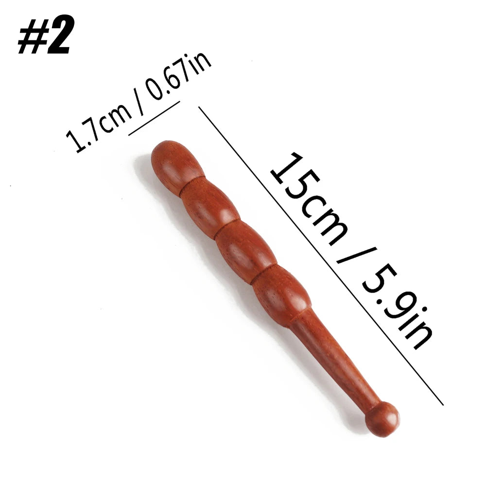 1PCS Acupoint Massage Pen, Traditional Wooden Acupressure Stick Reflexology Tool for Deep Tissue, Meridian Massage Tool for Body