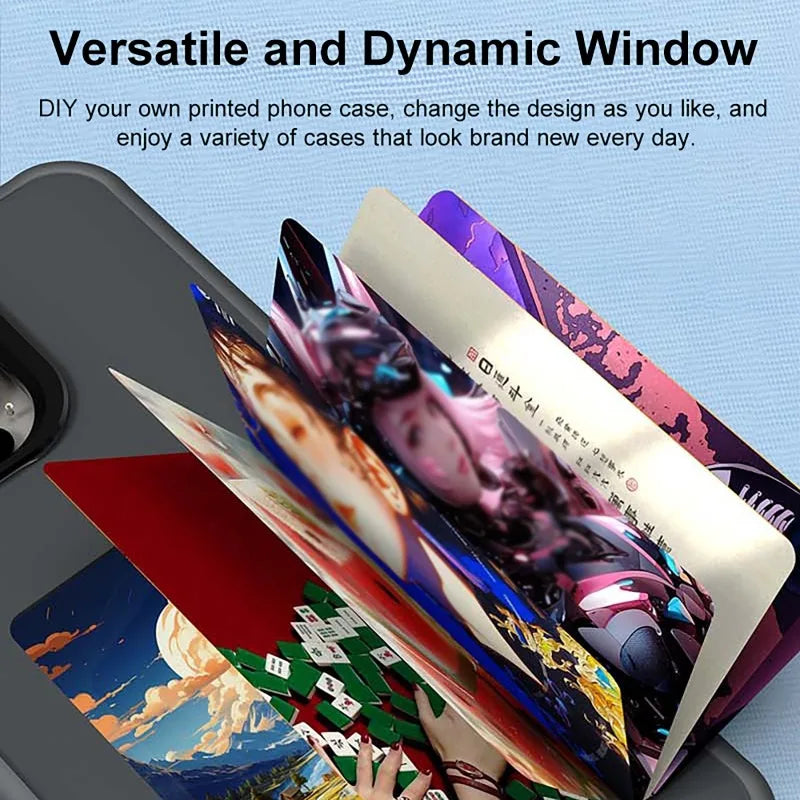Smart NFC E-Ink Screen Phone Case For iPhone 17 16 15 14 13Pro Max 16/17 Plus Display Shockproof Protective Cover Photo Custom