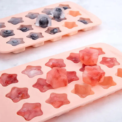 DIY five-pointed star silicone mold candy and chocolate mold clay and gypsum resin mold baking tools