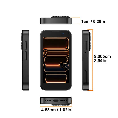 SOYES XS18Pro Mini Smartphone 3.0" Display 2GB RAM 16GB ROM Dual SIM Standby Dual Camera Android 9.0 Apps WiFi i17 Mini Phone