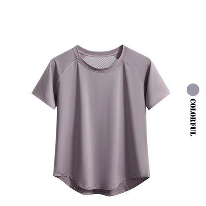 DRUR S-4XL Yoga Set Women Sport Shirts Gym Pants Set 2 Piece Short Fitness Tops Sweatpants Suit Female Summer Sportswear Outfit