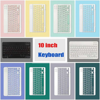 with Bluetooth Keyboard Mouse for Oukitel RT8 RT7 RT6 RT3 RT10 78Key Rechargeable Wireless 10inch Keyboard Mice Set Combo