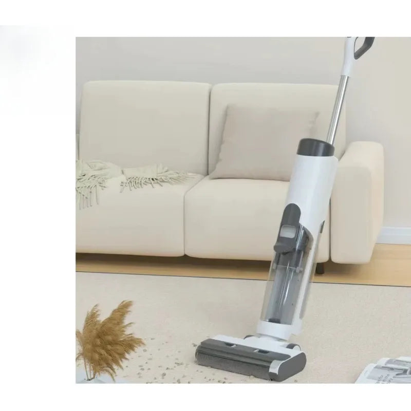 Cordless Electric Mop Upright Vacuum Cleaner Wet/Dry Floor Cleaning Machine Self-Cleaning Wireless Handheld Floor Drying