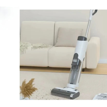 Cordless Electric Mop Upright Vacuum Cleaner Wet/Dry Floor Cleaning Machine Self-Cleaning Wireless Handheld Floor Drying