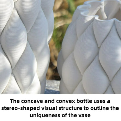Ceramic Vases Modern Decor Flower Vase Desk Hydroponic Flowers Bottle  Interior Dried Flowers Container Pottery Decoration