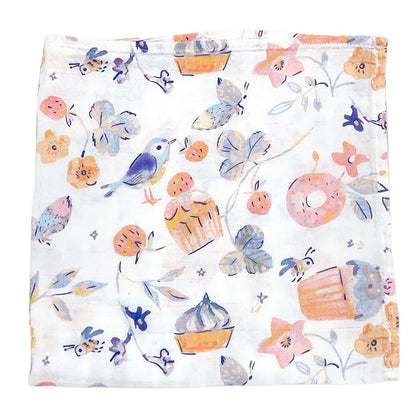 New Cotton Baby Blankets Newborn Soft Cotton Baby Blanket Muslin Swaddle Wrap Feeding Burp Cloth Towel Scarf Baby Stuff 58x58cm