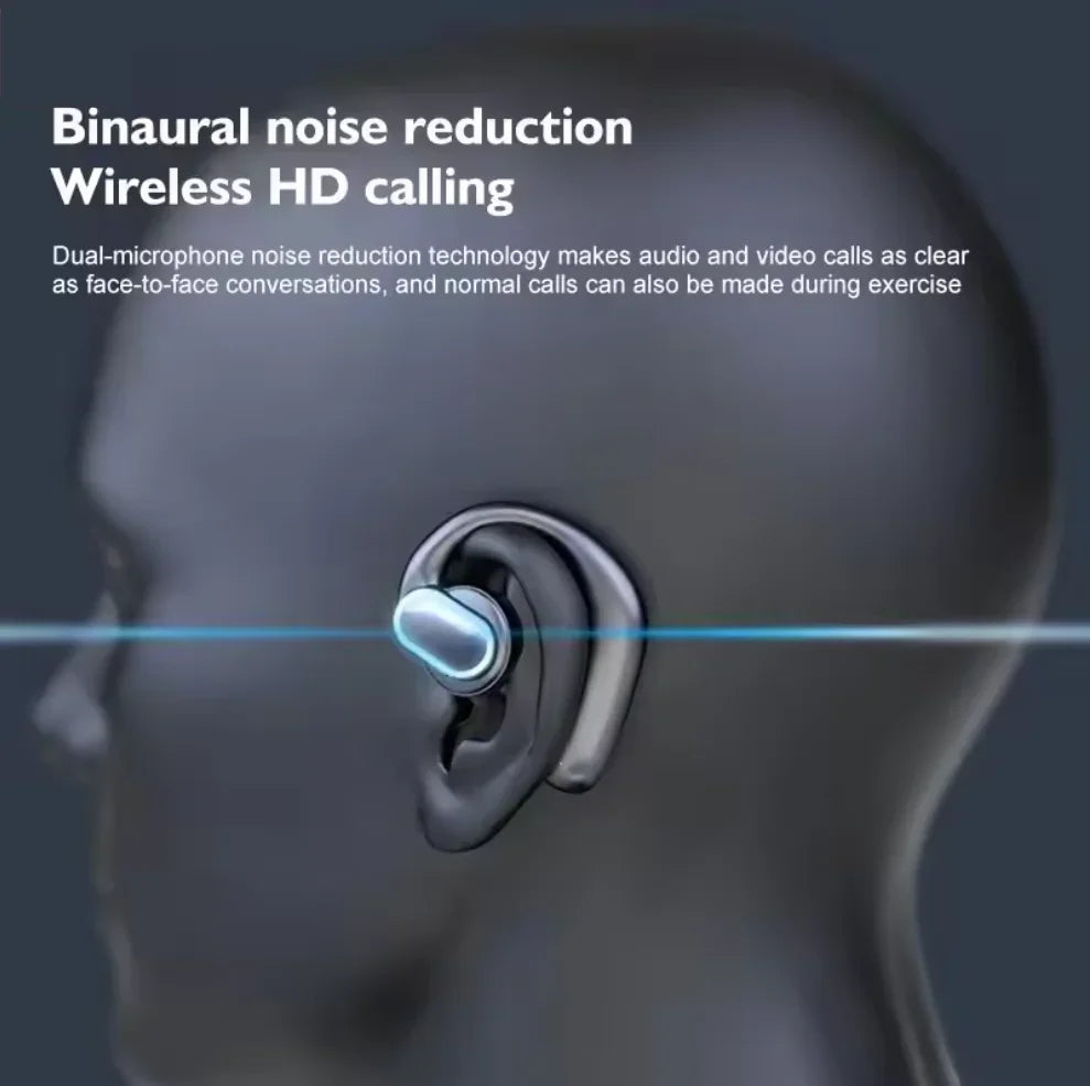Bluetooth5.3 TWS Earbuds Stereo Type Bluetooth Hands Free Earphones Sports Wireless Earphones ENC Intelligent Noise Cancellation