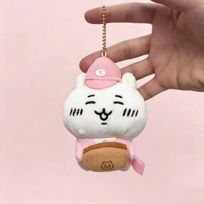 Kawaii Cartoon Keychain Bag Charm Cute Anime Figure Keyrings Pendant Backpack Accessories Party Favor Holiday Gift