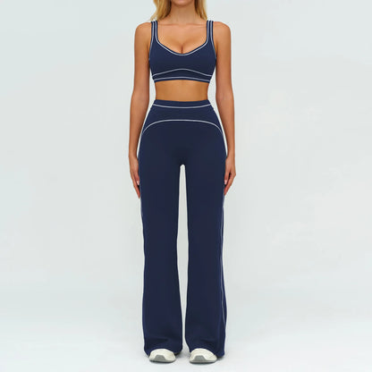 Yoga Suit 2PCS Women Tracksuits Sports Outfits Gym Clothes Running Sports Bra Suits Female Workout Yoga Clothes Athletic Wear