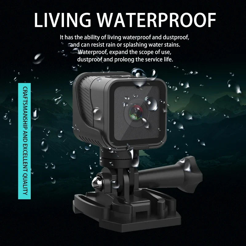 1080P High-Definition Wireless Small Camera, WiFi Hotspot Mini DV Camera, Outdoor Sports Camera, Motorcycle Driving Recorder