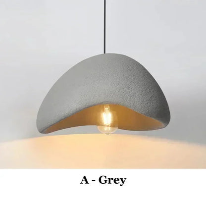 Nordic Wabi Sabi Ceiling Chandelier Modern Dining Table Pendant Lights E27 Home Decor Bedroom Living Room Loft Bar Hanging Lamps