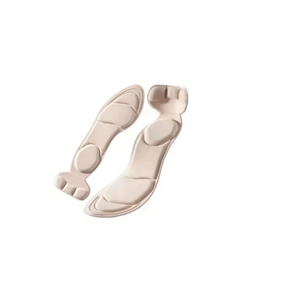 Memory Foam Insoles Women High-heel Shoes Insoles Anti-slip Cutable Insole Comfort Breathable Heel Protection Massage Shoe Pads