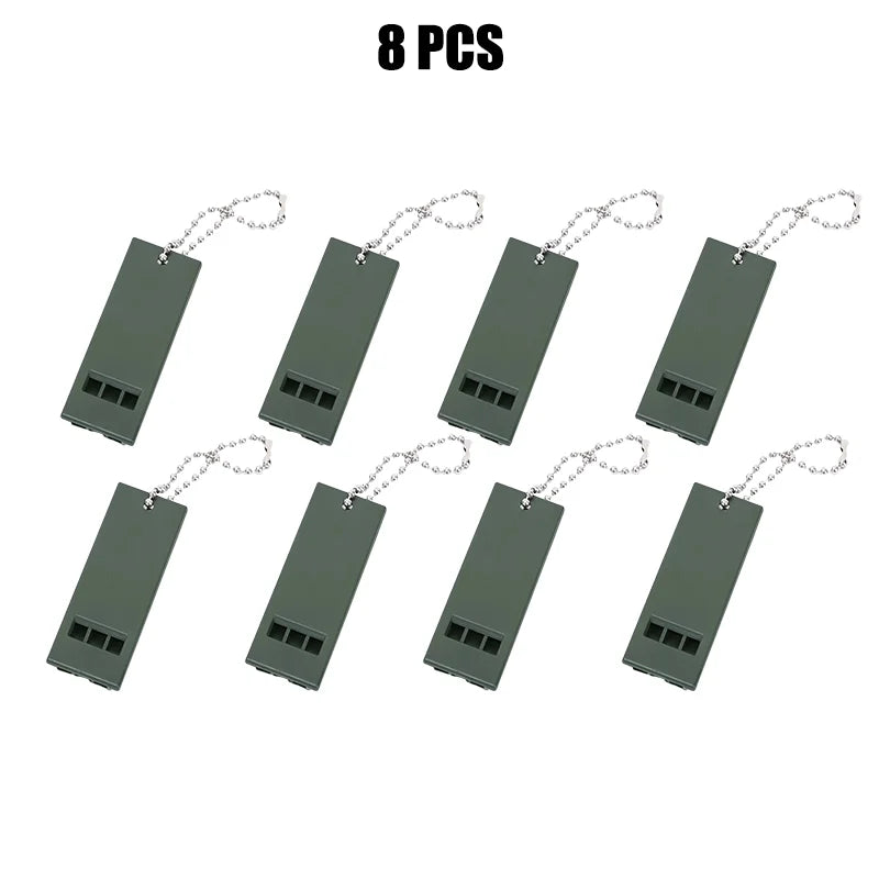 2/4/8/16Pcs Whistle High Decibel Survival Portable Outdoor Multiple Audio Whistle Camping Emergency Hiking Accessories Edc Tool