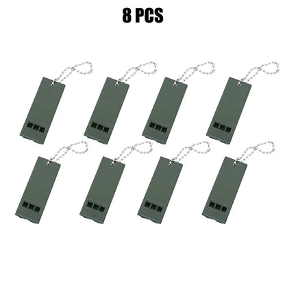 2/4/8/16Pcs Whistle High Decibel Survival Portable Outdoor Multiple Audio Whistle Camping Emergency Hiking Accessories Edc Tool