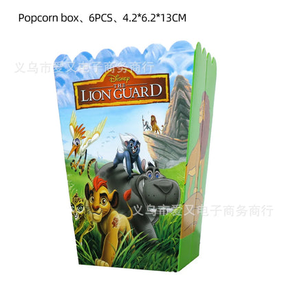 Lions Thme Boy Birthday Party Decorative Supplies Paper Cup Plates Napkin Caketopper Balloon For  Baby Shower Parties Decoration