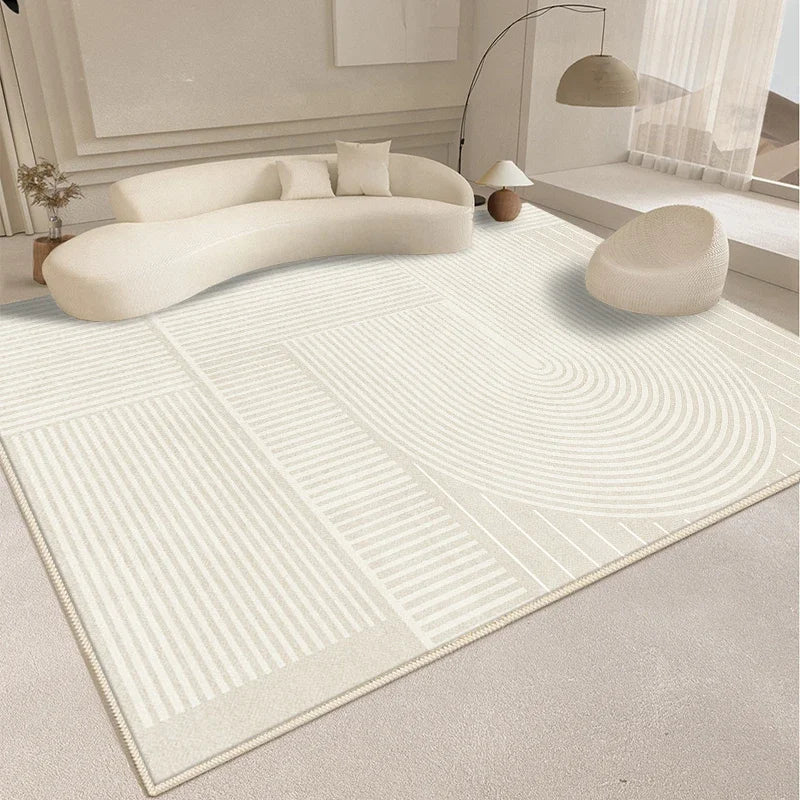 Minimalism Style Carpet Living Room Decoration Fluffy Soft Rugs for Bedroom Abstract Large Plush Rug Home Thickened Floor Mat