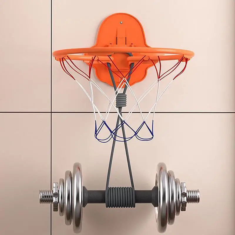 Indoor Basketball Hoop 32cm Dribbling Silent Basketball Training Hoop Noiseless Bouncing Wall-Mounted Toddler Outdoor Toys For