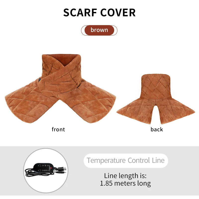 Electric Heating Shoulder Wrap Relieve Fatigue Shoulder Neck Warmth Home Relax 3 Modes Wellness Protector