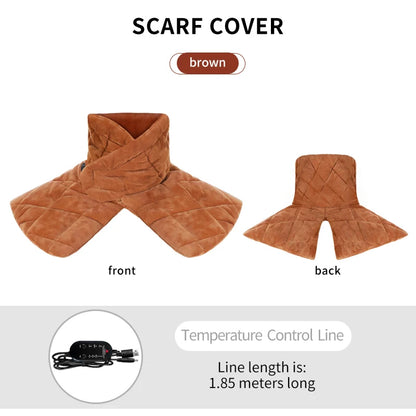 Electric Heating Shoulder Wrap Relieve Fatigue Shoulder Neck Warmth Home Relax 3 Modes Wellness Protector