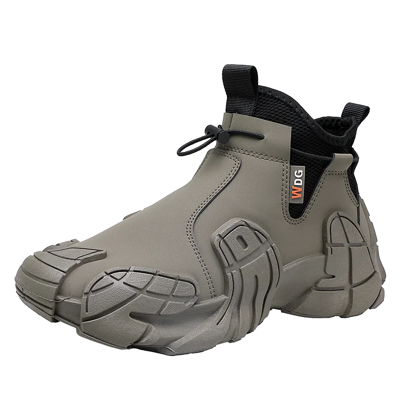 Men's New Casual Sports Shoes Breathable Anti-slip Wear-resistant High-top Outdoor Hiking Walking Men's Shoes Zapatillas Male