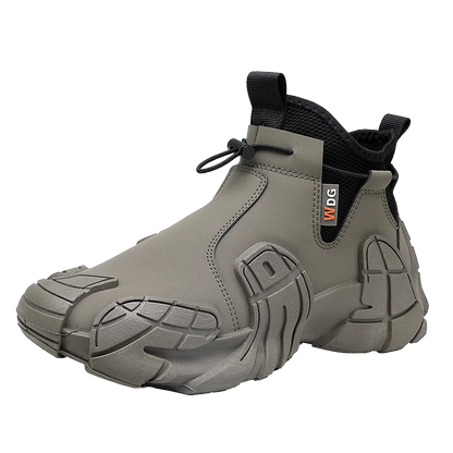 Men's New Casual Sports Shoes Breathable Anti-slip Wear-resistant High-top Outdoor Hiking Walking Men's Shoes Zapatillas Male