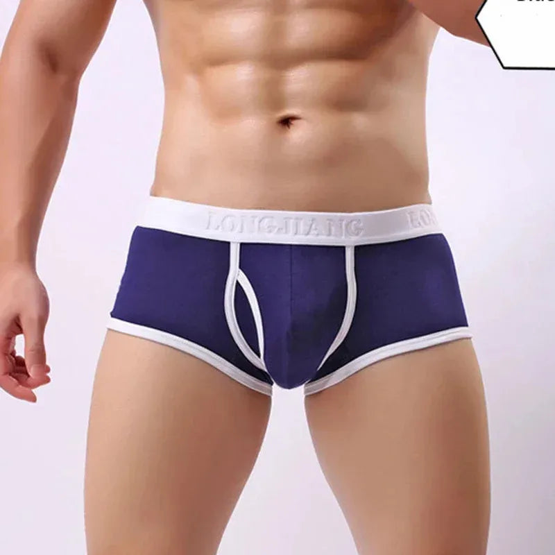 Mens Boxers Cotton Underwear Hot Male Underwear Breathable Underpants Men Sports Panties Shorts Comfortable Boxer