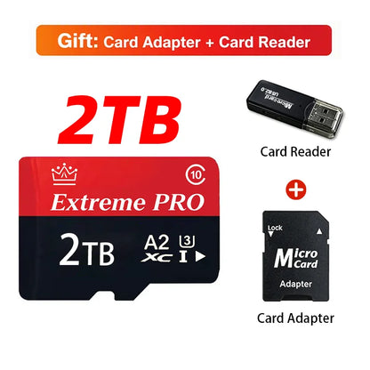 2026 Hot SD Memory Card 128GB 256GB U3 V30 High‑Speed Class 10 Micro TF SD Card Flash SD Card 4K Storage for Camera Laptop PC