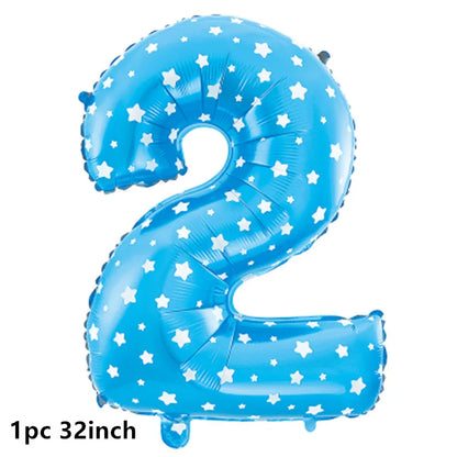 Doraemoned Balloons Cartoon Blue Jingle Cat Party Decoration Supplies Happy Birthday Banner Disposable Tableware Kid Cake Topper