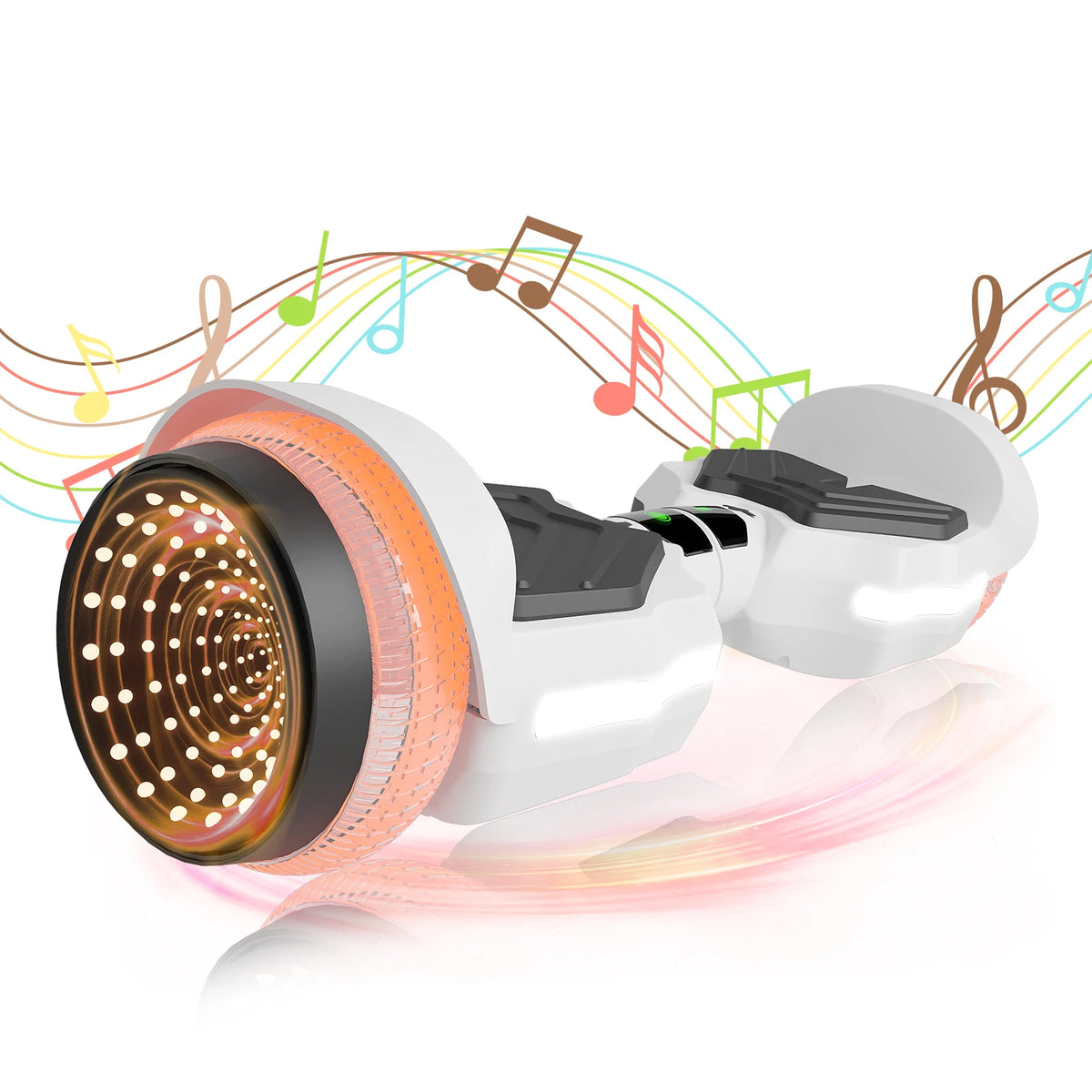 Simate K1 Upgrade Children's Electric Scooter Corlorful LED Lights Light-Emitting Wheel Two Wheel Self-Balancing Scooter