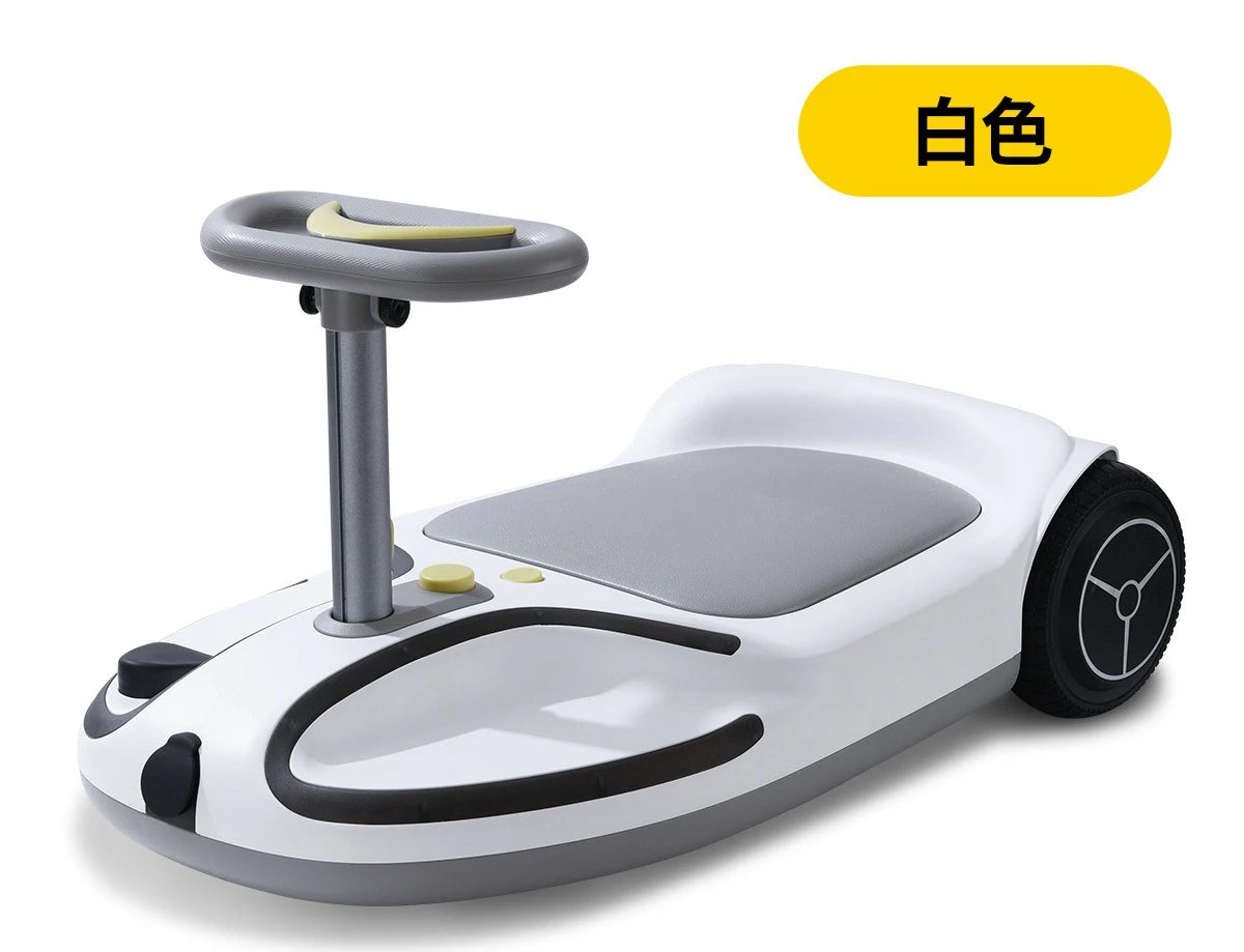 Portable Rechargeable Electric Hover Kart, Anti‑Rollover Ride‑On Scooter for Kids & Adults Outdoor Entertainment