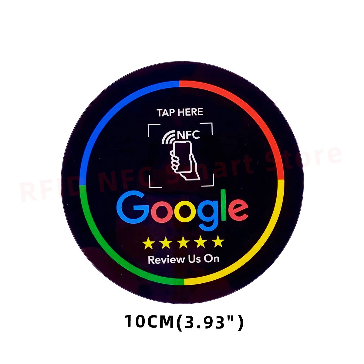 nfc tag 13.56Mhz Programmable Google Review Card NFC station table NFC Google Reviews display bending card standing bracket