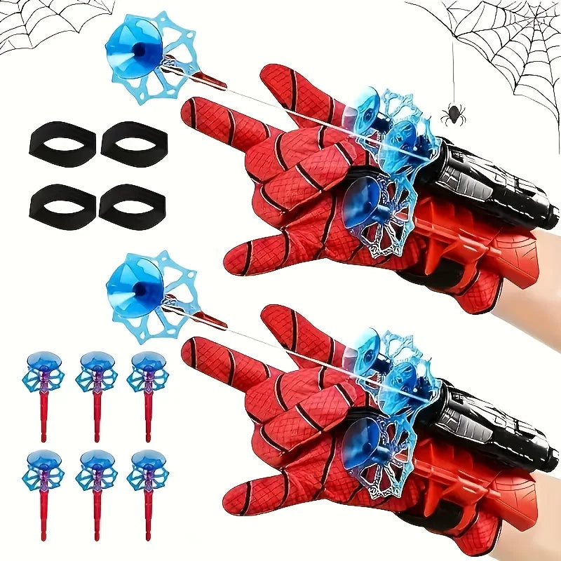 2 Sets of Spider Launcher Sets, Spider Web Shooting Toys, Launcher Wrist Accessories, Youth Toys, Youth Gifts