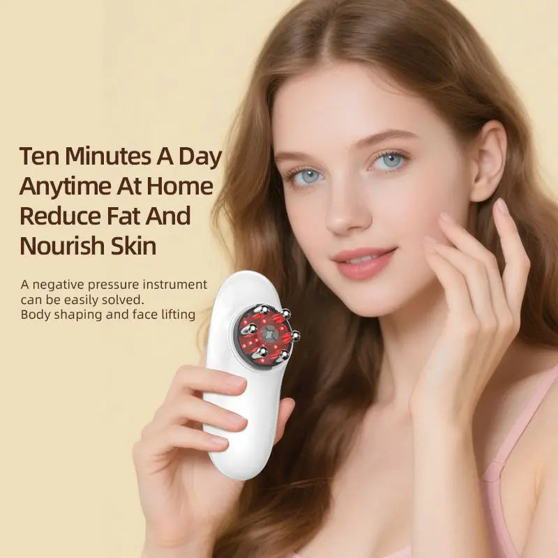 Electric Body Sculpting Massager Cellulite Removal Anti-Cellulite Tool Skin Tightening Device for Home Portable Fat Slimming