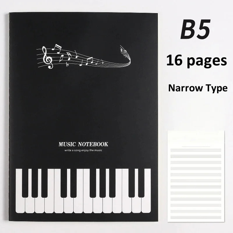 Blank Sheet Music Notebook Staff Paper Sheet Music Composition Art Music Notebook Manuscript Paper Piano Notebook Song Writing