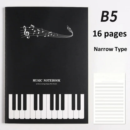 Blank Sheet Music Notebook Staff Paper Sheet Music Composition Art Music Notebook Manuscript Paper Piano Notebook Song Writing
