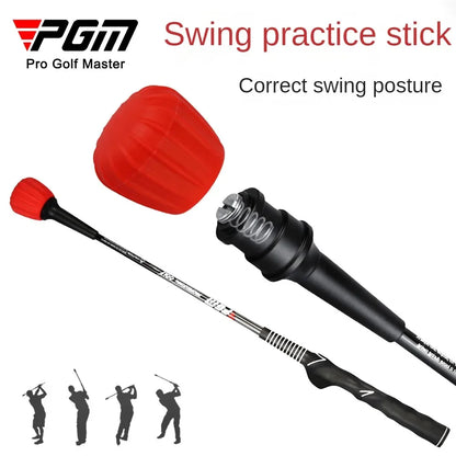 PGM Golf Swing Training Club Beginner Correcpose Posture Trainer Adjustable Sound Silicone Simulator Teaching Wand Stick HGB009