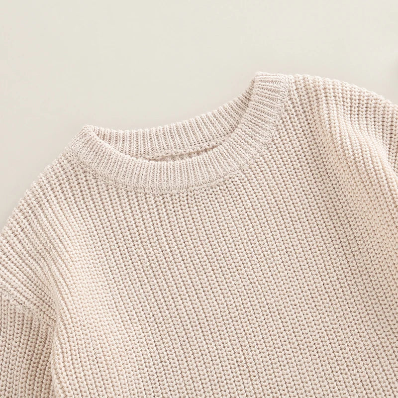 0-2Y Knitting Newborn Baby Girl Boy Spring Autumn Clothes Cute Long Sleeve Sweater Romper Jumpsuit Casual New born Outfits
