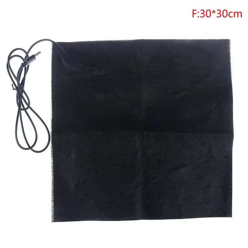5V USB Carbon Fiber Electric Heater High Temperature 50-60℃ Waist Knee Pain Relief Fast Heating Portable Pad