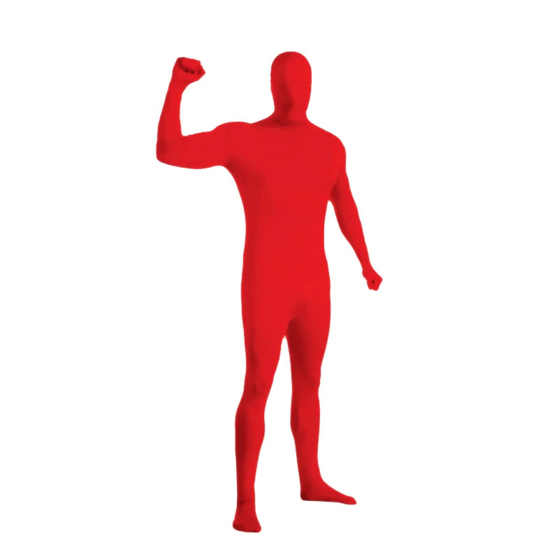 24 Zentai Invisible Jumpsuit Cosplay Costume Bodysuits Halloween Carnival Skin Tight Suit Spandex Stretch Disappearing Jumpsuit