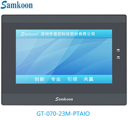 Samkoon All-in-One PLC Controller DC24V 10 Inputs 13 Outputs 4 High-Speed Pulse 4 PT100 Ethernet Remote Module Supported