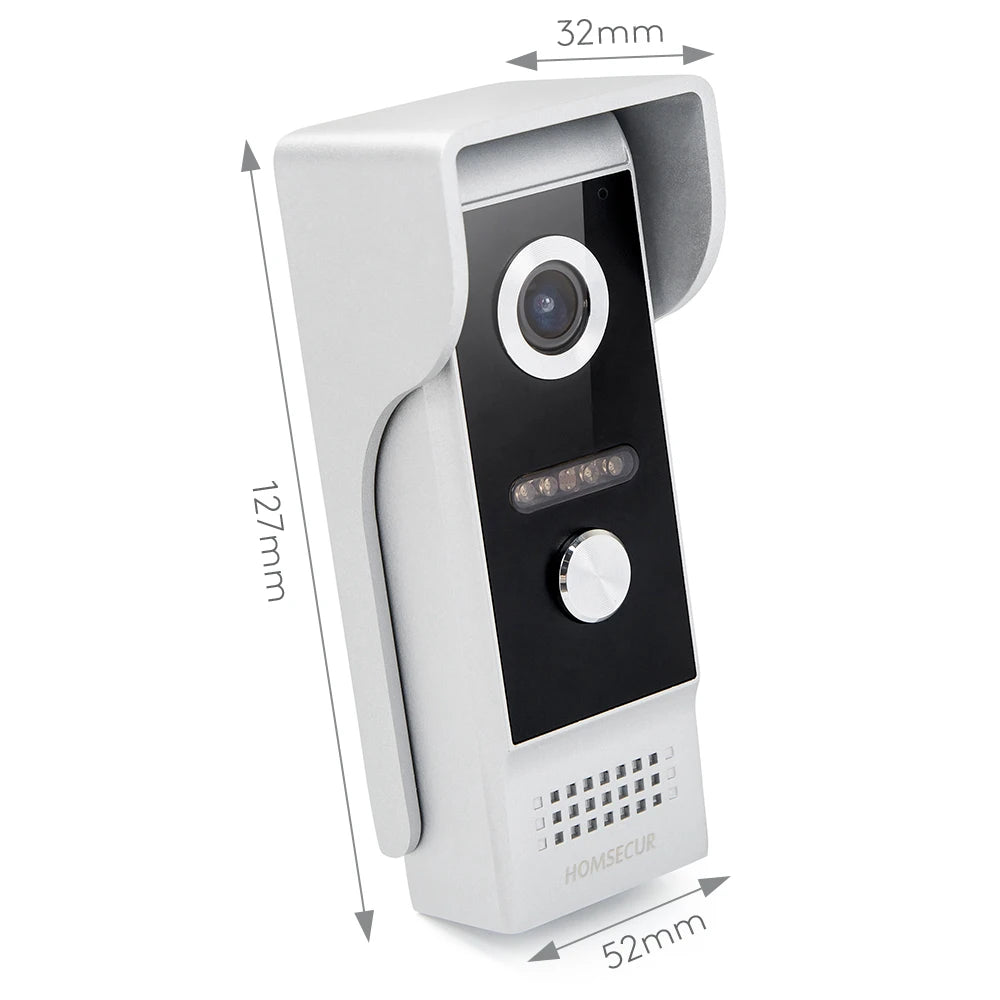 (Not Standalone) HOMSECUR M6-AHD 2MP 1080P Doorbell Camera For XSL Video Door Phone Intercom Doorbell