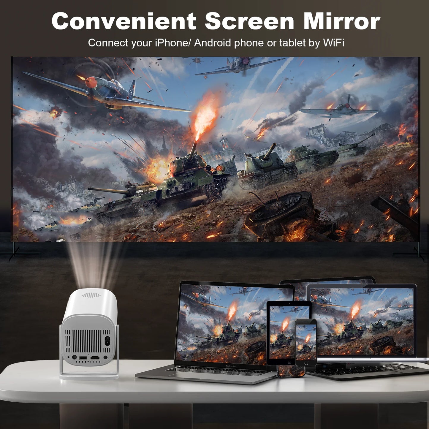 3D Game Projector P30MAX Retro Video Game Console Wireless Controller 4K ULTRA HD Plug and Play Android11 BT5.0 720P Home Cinema