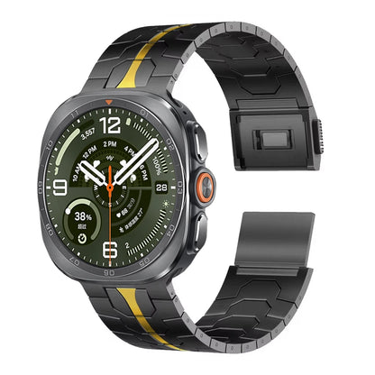 No Gap Stainless Steel Strap For Samsung Galaxy Watch Ultra 2-1/Ultra 2025 47mm High-end Bracelet Correa Galaxy Watch Metal Band